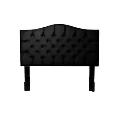 MUEBLES MACRUMO - Cabecera Alta Varsovia de 2 Plz - Color Negro