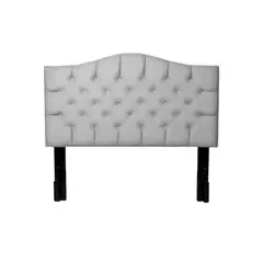 MUEBLES MACRUMO - Cabecera Alta Varsovia de 2 Plz - Color Gris Plata