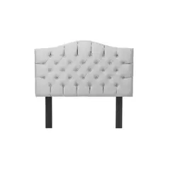 MUEBLES MACRUMO - Cabecera Alta Varsovia de 1.5 Plz - Color Gris Plata