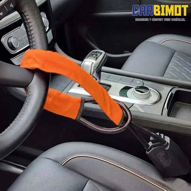 SEGURO BLOQUEO TRABA VOLANTE TIMON PARA AUTO VEHICULOS