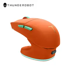 THUNDEROBOT - Mouse Gamer Inalámbrico ML9 8k Hz 30000dpi Con Base Rgb