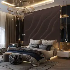 BARAKA HOME - Cabecera Kolding 1 Plz - Chocolate