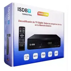 GENERICO - Sintonizador Digital Full HD IPTV.para la señal TDT