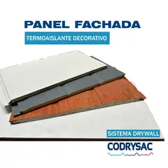 CODRYSAC - Drywall Panel Fachada Termo Acústica 0.5mx4mx16mm