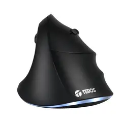 Teros - Mouse Gamer Vertical Bluetooth Teros Te-5169n - Ergonomico