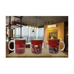 GENERICO - Taza Mug Cars Rojo