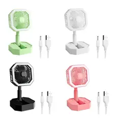 GENERICO - Mini Ventilador De Escritorio Recargable USB