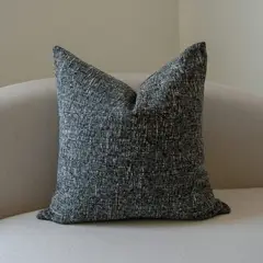 CLAUDIA RIVA HOME - Cojín Camila Negro + relleno de poliester