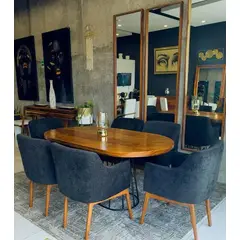 MOBILIARI - MP COMEDOR 6 SILLAS DUTCOM - NEGRO