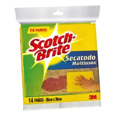 SCOTCH BRITE - Paño Secatodo x14