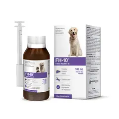 AGROVET - PROTECTOR HEPÁTICO FH-10 FACTOR HEPATICO 10 X 100 ML