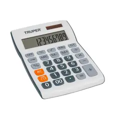TRUPER - Calculadora de escritorio 19 cm,
