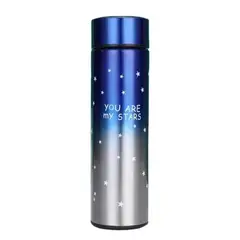 GENERICO - Termo Digital de 500 Ml Diseño Estrellas - Azul