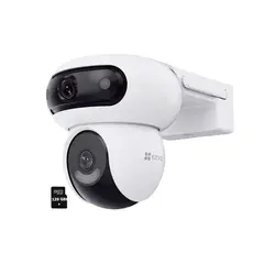 EZVIZ - Cámara H90 Dual 4MP + 4MP Binocular WiFi Gira 360 Exterior 128GB