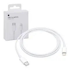 APPLE - Cable Usb C to Salida Lightning De 20 W Para iPhone Color Blanco