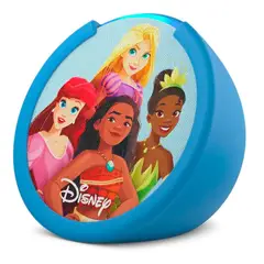 AMAZON - Echo Pop para Niños Parlante Inteligente Alexa Princesas Disney Turque