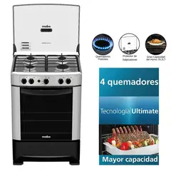 MABE - Cocina 4 hornillas Encendido Electrico CMP6014AG0