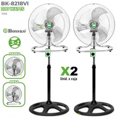 BOSSKO - Ventilador Industrial de 18 200W BK-8218VI X2 Unid