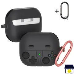 GENERICO - Case funda de silicona para Galaxy Buds 3 FE / 3 / 3 Pro - Negro