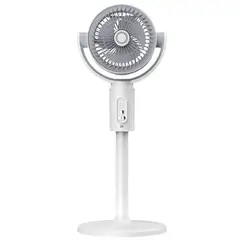 OEM - Ventilador Vertical 180° 3 Alturas 5 Velocidades Recargable KS-F1