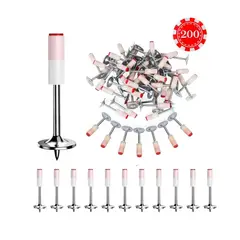 GENERICO - Clavos Fulminantes Para Pistola Remachadora De Impacto - 200 Piezas