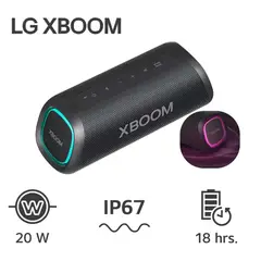 LG - Parlante XBOOM Go XG5 20W Bluetooth IP67 Negro