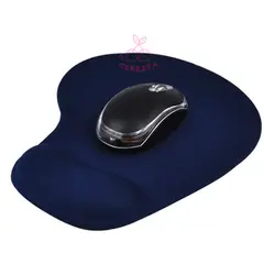 GENERICO - Pad Mouse Ergonómico Con Apoyo En Gel Para La Muñeca Azul Oscuro