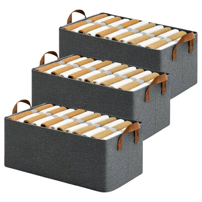 Organizador multiuso de ropa plegable PACK 3 UND con parante- Marco