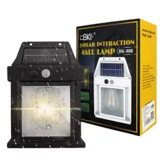 SEISA - Lampara Luz LED Con Panel Solar con Sensor de Movimiento Iluminacion