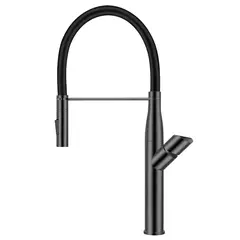 HIGRILL - Grifería multifuncional Deluxe con Maguera Flexible Negra