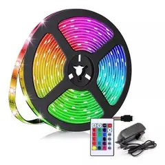 OEM - Tira de luces LED de 5 Metros de 12V, 2835 RGB, 60 Luces