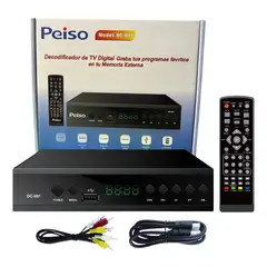 SEISA - Decodificador Sintonizador Digital De Tv Full Hd