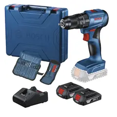 Bosch - Taladro Percutor Brushless Bosch Gsb 185 Li + 2 Baterías + 23 Acc.