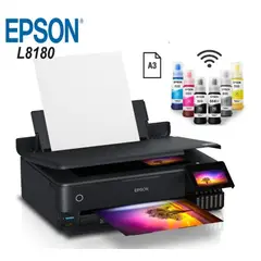 EPSON - Impresora L8180 A3 Fotográfica WIFI Multifunción Ecotank L8180