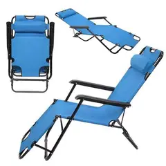 GENERICO - Silla Plegable Reposera Portátil Reclinable Camping