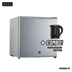 BORD - FRIGOBAR BORD 50 L SILVER - MI50S-M + HERVIDOR OSTER NEGRO