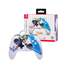 NINTENDO - Mando Switch Zelda White PowerA
