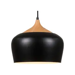 GENERICO - Lámpara Colgante Wood Black