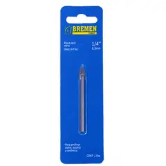 BREMEN - Broca Para Vidrio y Ceramicos 1/4" - Gris