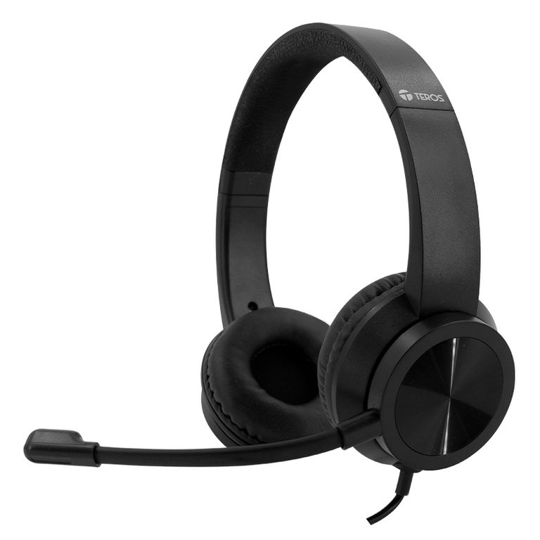 Audífono TEROS TE-8037N HEADSET negro
