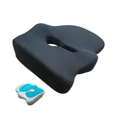 GENERICO - Asiento Ergonomico Cojin Viscoelastico Con Gel Para Coxis