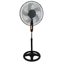 GENERICO - Ventilador Pedestal Regulable de 16" 5 Aspas y 3 Velocidades