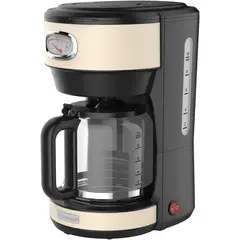 WESTINGHOUSE - Cafetera eléctrica 10 tazas Retro WH crema