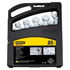 STANLEY - Juego de Llaves Mixtas 8 mm - 18 mm 20 pz 85-783