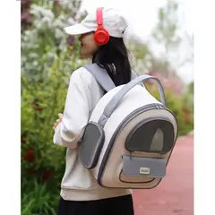 GENERICO - Mochila transportadora para gato arc - Negro