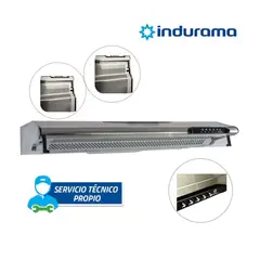 INDURAMA - Campana Extractora 3 Vel 90cm Silver