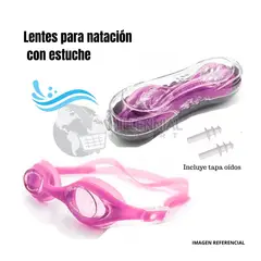 GENERICO - Lentes de Natación Niña +Estuche