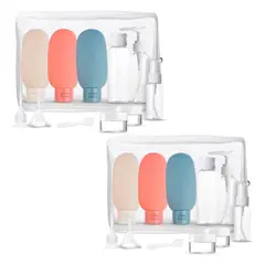 HYGGE - Set de 2 Juegos de Botellas de Viaje para Tocador Rellenable