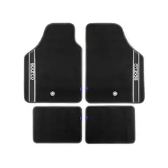 SPARCO - Tapete piso Alfombra 4 Piezas Universal Original