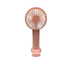 GENERICO - Ventilador portátil recargable 3 velocidades - Rosado
